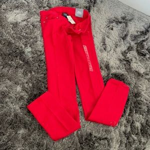 Red Skinny Jean